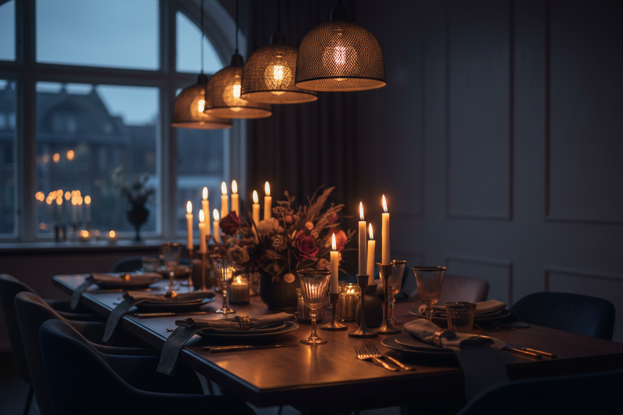 Dark Ambient Dining Room