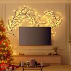 6 Foot LED Vine Branch Wall Light – 96 LEDs, 8 Modes, Warm White with Remote