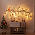 6 Foot LED Vine Branch Wall Light – 96 LEDs, 8 Modes, Warm White with Remote