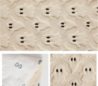 Halloween Ghost Plush Table Runner – Fluffy Spooky Table Décor