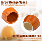 Ceramic Pumpkin Utensil Holder – Fall Kitchen Décor