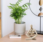 Abstract Thinker Reading Figurine on Marble Base
