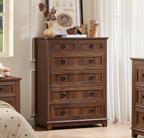Walnut 6-Drawer