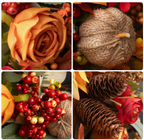 Fall Sunflower & Rose Statement Wreath