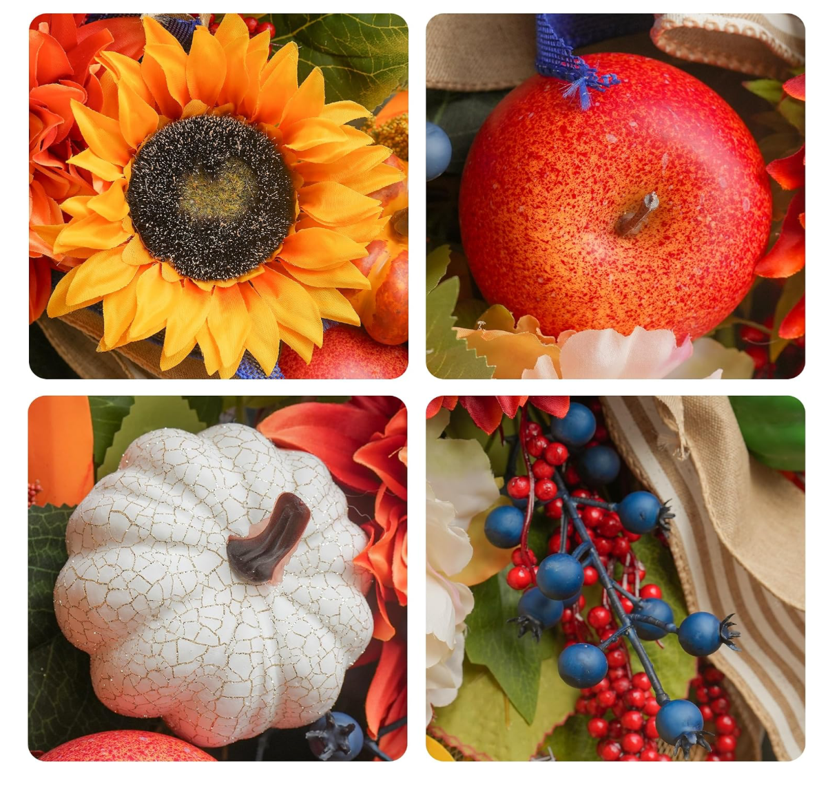Fall Harvest Hello Wreath