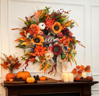 Fall Harvest Hello Wreath