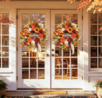 Fall Harvest Hello Wreath
