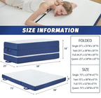 Tri-Fold Memory Foam Floor Mattress