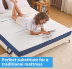 Tri-Fold Memory Foam Floor Mattress