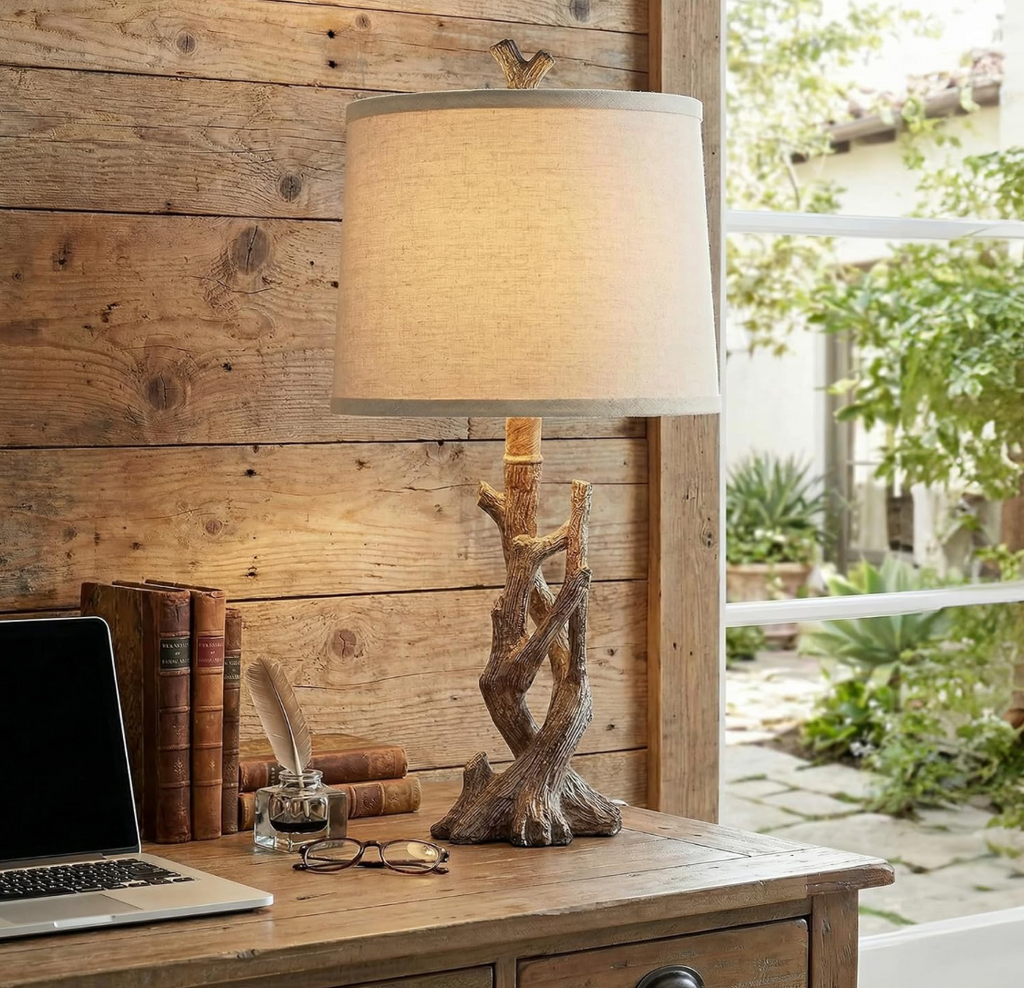 Driftwood Branch Table Lamps – Set of 2