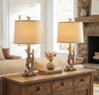Driftwood Branch Table Lamps – Set of 2