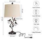 Bird & Vine Rustic Table Lamp