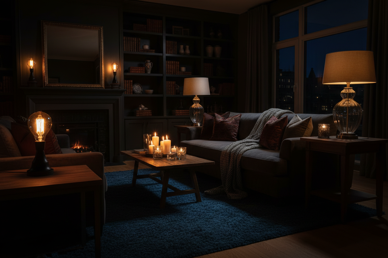 Dark Ambient Lighting Hero