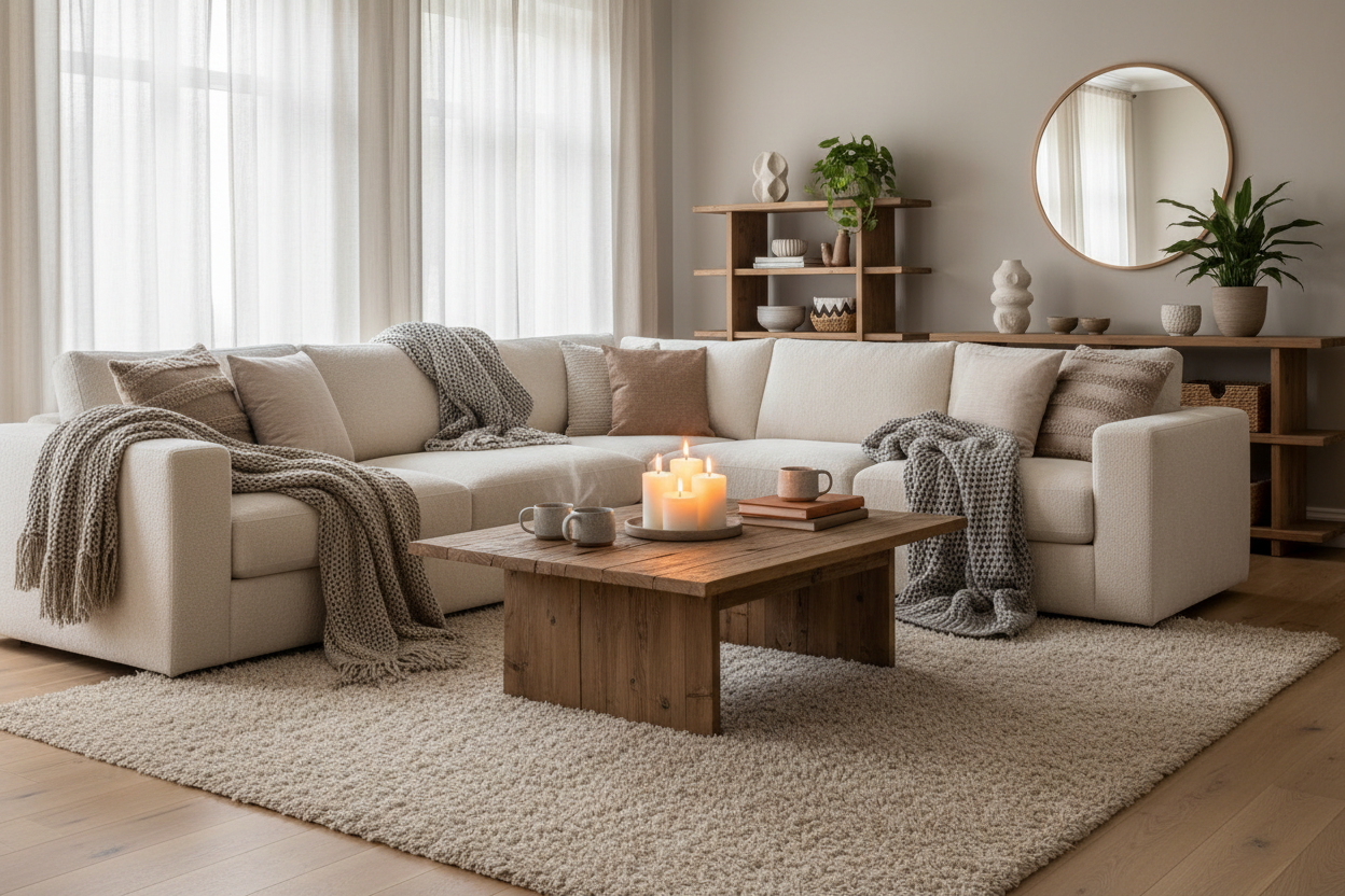Warm Cozy Living Room